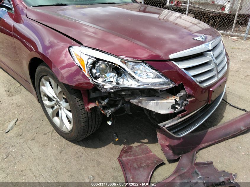 2013 HYUNDAI GENESIS 3.8L KMHGC4DD4DU209830