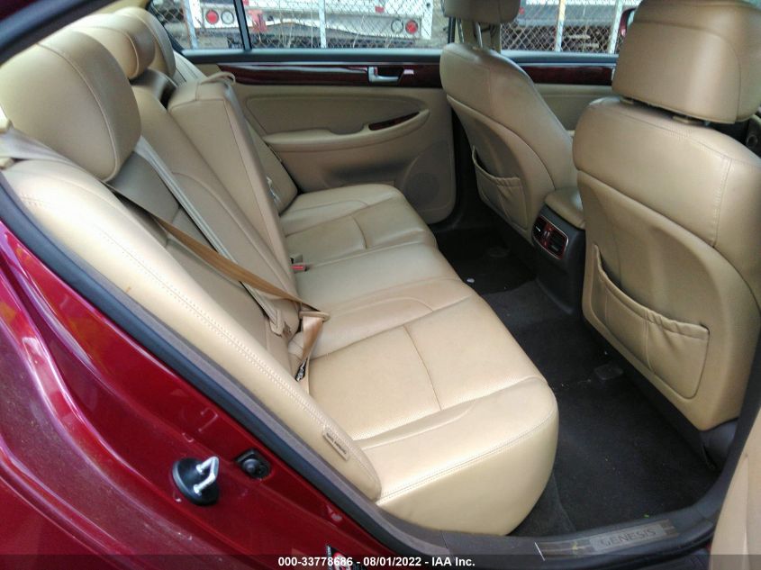 2013 HYUNDAI GENESIS 3.8L KMHGC4DD4DU209830