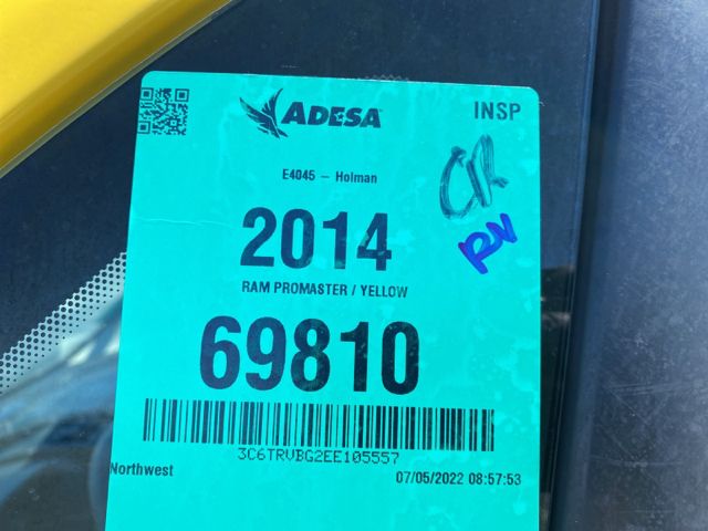 2014 RAM PROMASTER 3C6TRVBG2EE105557