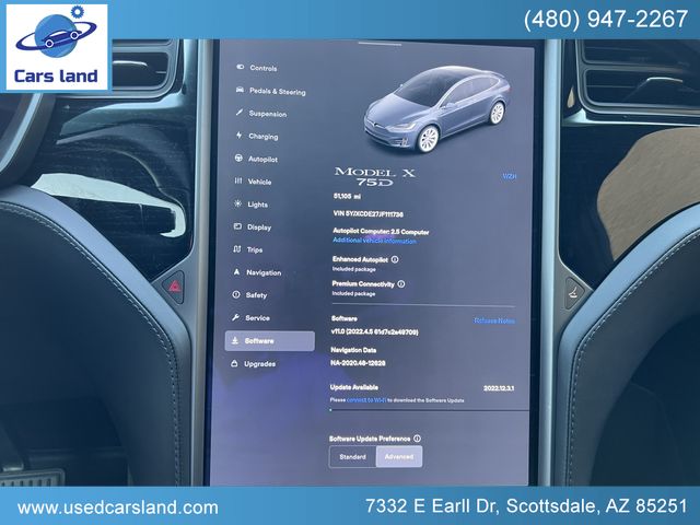 2018 TESLA MODEL X 75D/100D/P100D 5YJXCDE27JF111736