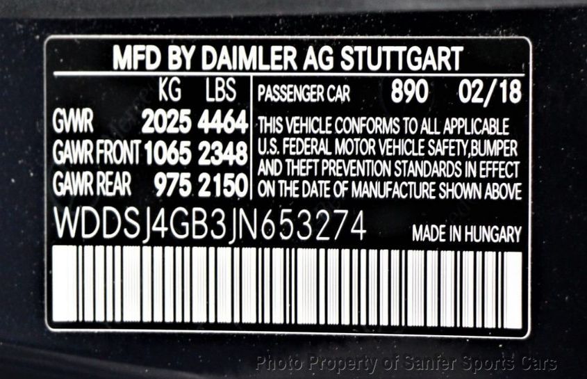 2018 MERCEDES-BENZ CLA CLA 250 WDDSJ4GB3JN653274