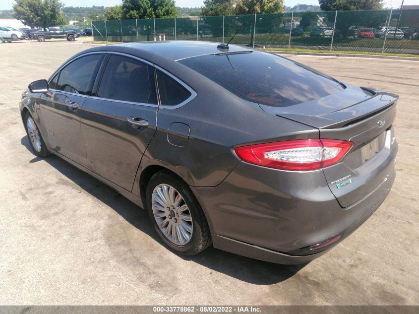 2014 FORD FUSION ENERGI TITANIUM 3FA6P0SU5ER396185