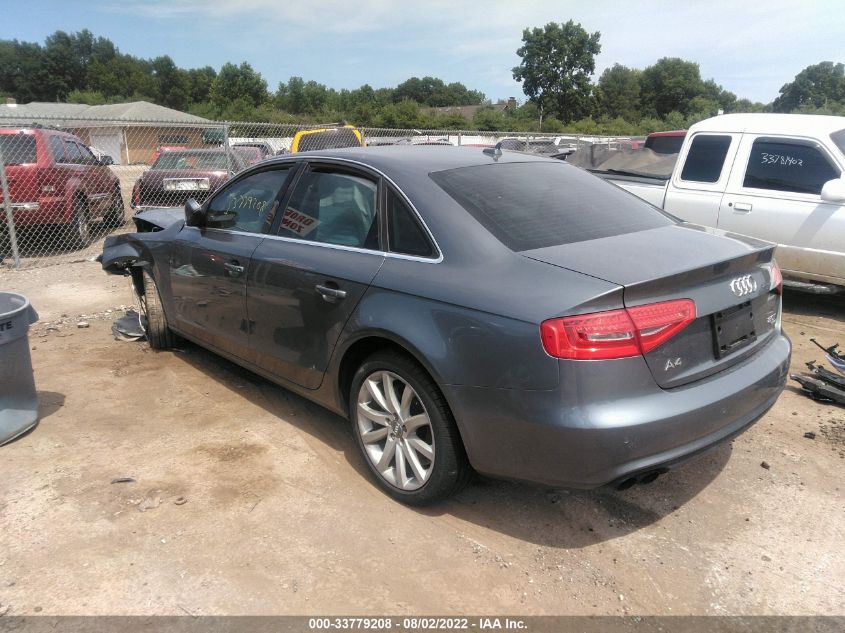 2013 AUDI A4 PREMIUM PLUS WAUFFAFL6DN047359