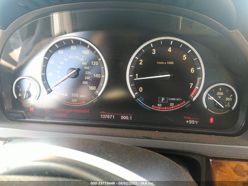 2013 BMW 7 SERIES 750LI WBAYE8C57DD133103