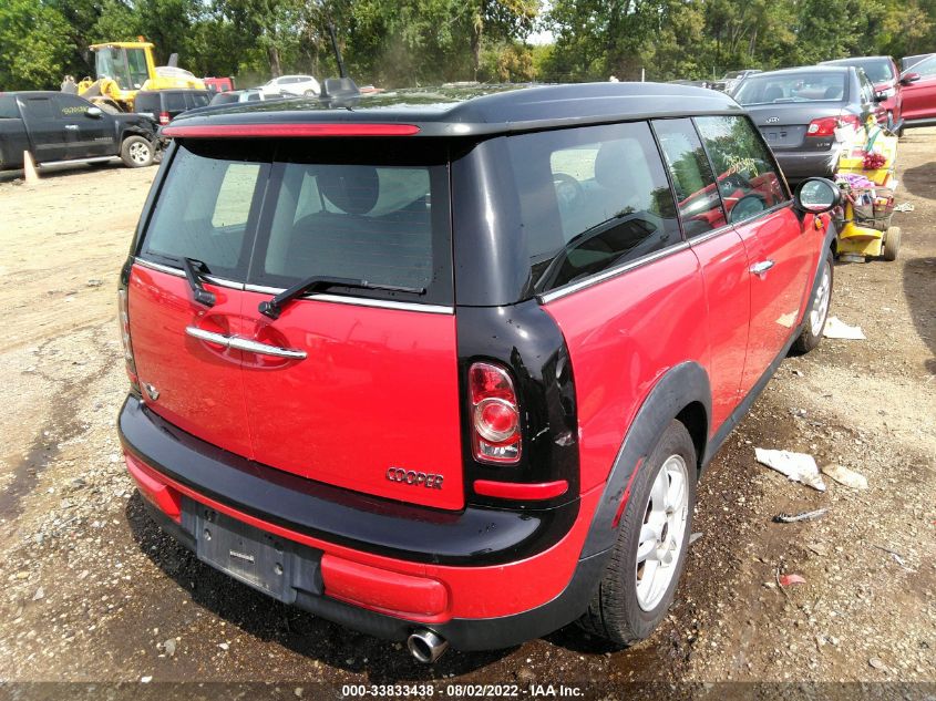 2013 MINI COOPER CLUBMAN WMWZF3C56DT491173