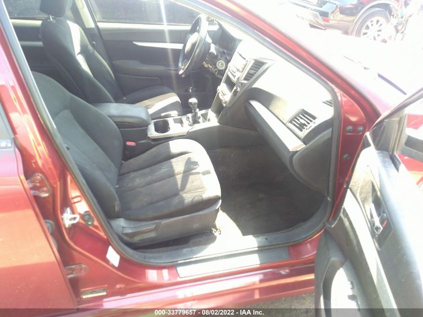 2013 SUBARU LEGACY 2.5I 4S3BMAA61D1036706
