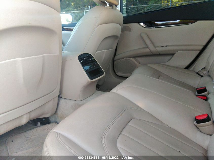 2014 MASERATI QUATTROPORTE S Q4 ZAM56RRA0E1079929