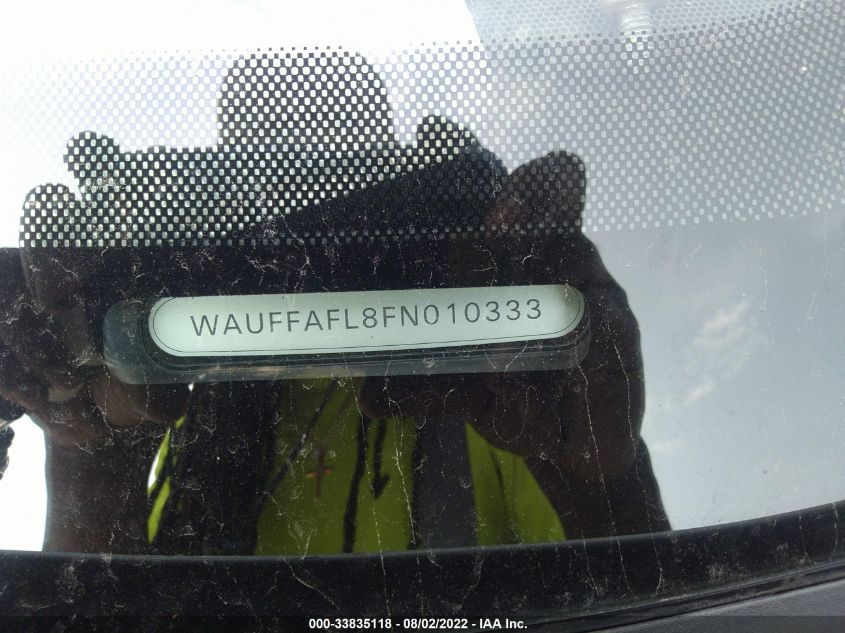 2015 AUDI A4 PREMIUM PLUS WAUFFAFL8FN010333