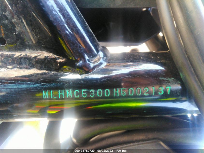 2017 HONDA CMX300 MLHNC5300H5002137