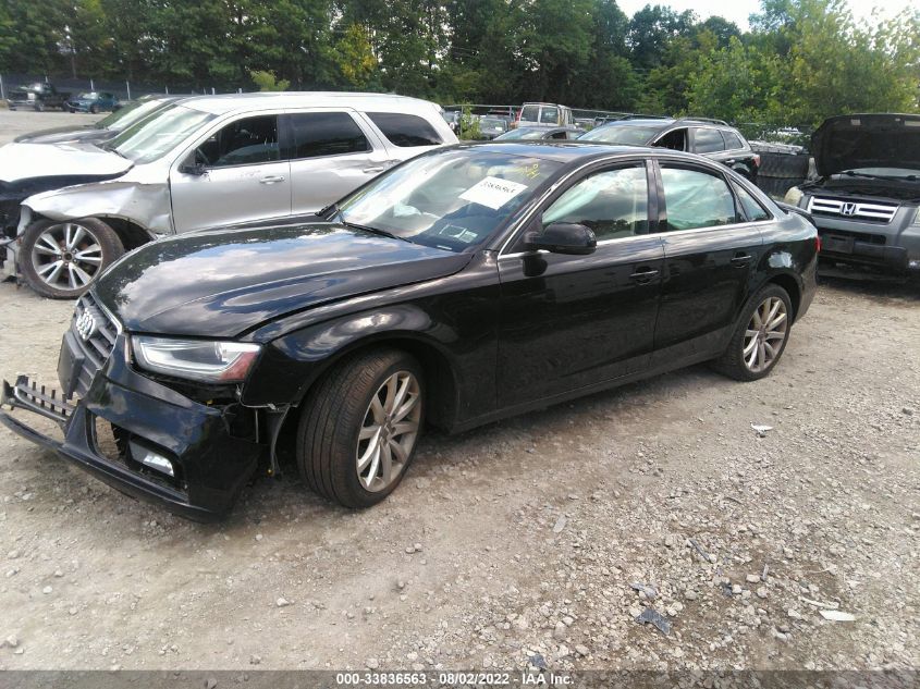 2013 AUDI A4 PREMIUM PLUS WAUFFAFL3DA061954