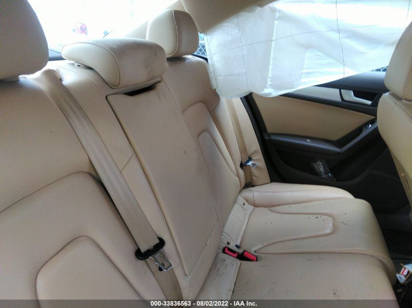 2013 AUDI A4 PREMIUM PLUS WAUFFAFL3DA061954