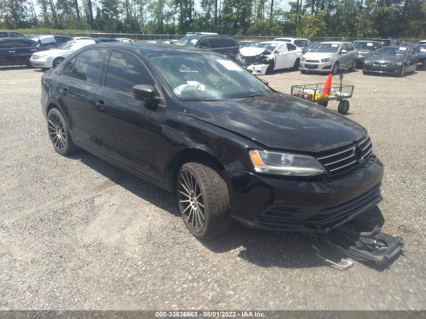 2015 VOLKSWAGEN JETTA SEDAN 2.0L S W/TECHNOLOGY 3VW1K7AJ3FM311763