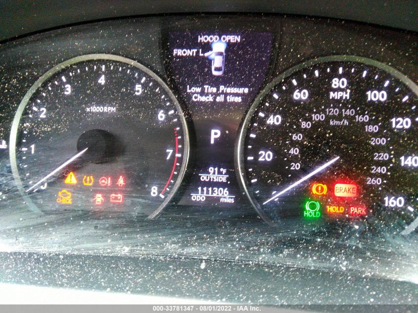 2013 LEXUS LS 460 JTHBL5EFXD5120051