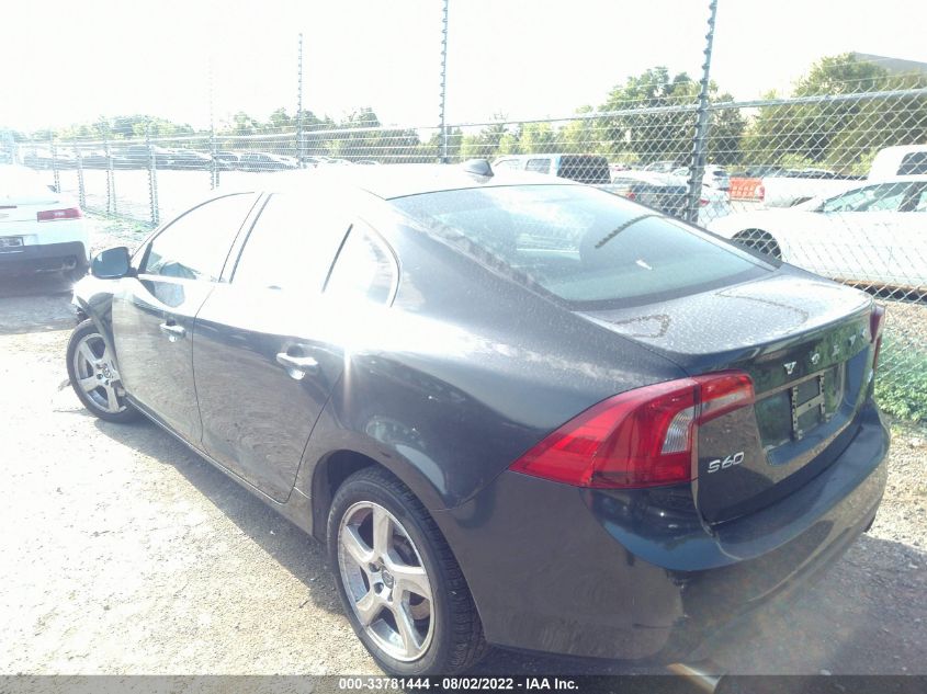 2013 VOLVO S60 T5 YV1612FSXD2176036