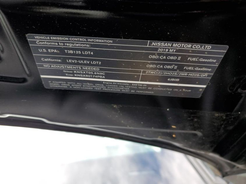2019 NISSAN ARMADA SV JN8AY2NC7KX512252