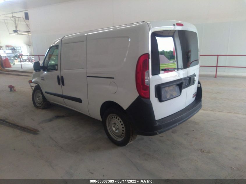 2016 RAM PROMASTER CITY TRADESMAN ZFBERFAT9G6A98210