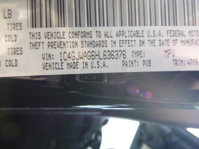 2017 JEEP WRANGLER SPORT 1C4GJWAG6HL636376