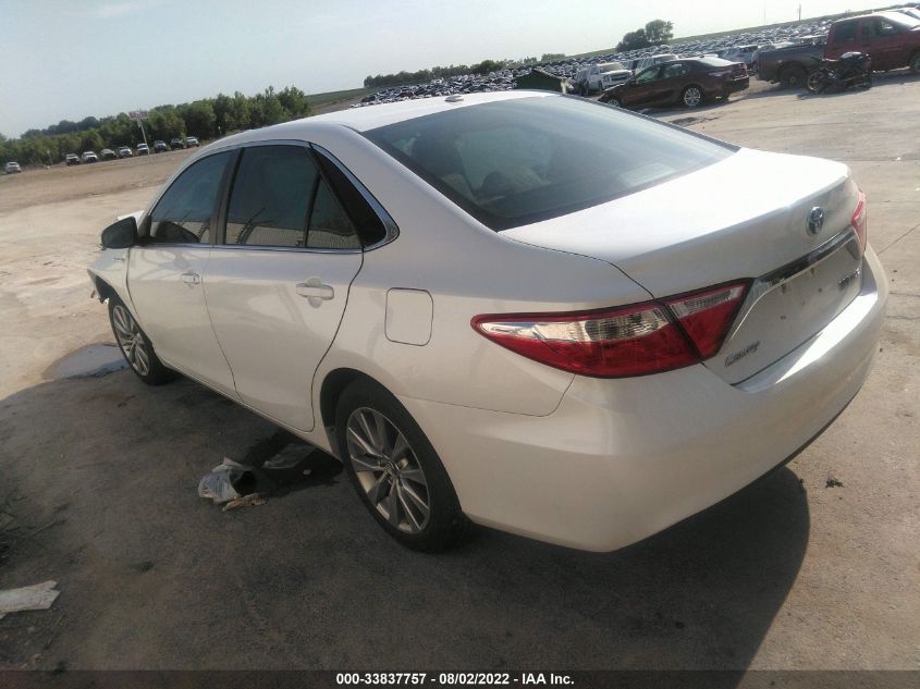2015 TOYOTA CAMRY HYBRID XLE 4T1BD1FK9FU147460