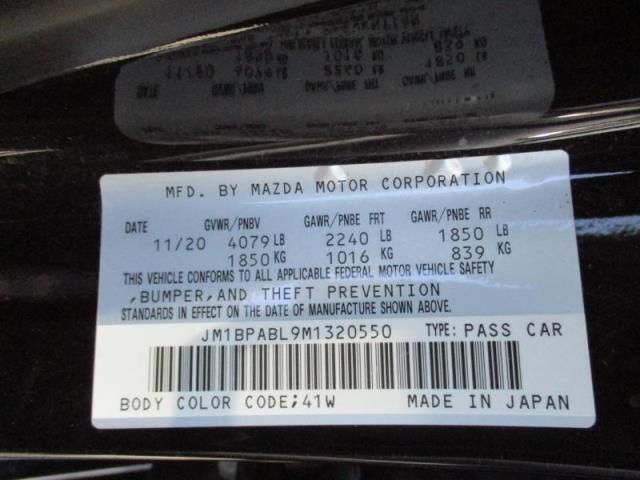 2021 MAZDA MAZDA3 SEDAN SELECT JM1BPABL9M1320550