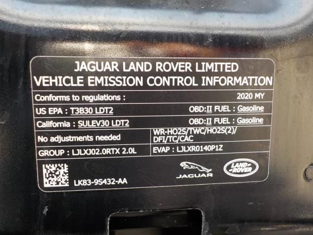 2020 LAND ROVER RANGE ROVER VELAR S SALYB2EX5LA258505