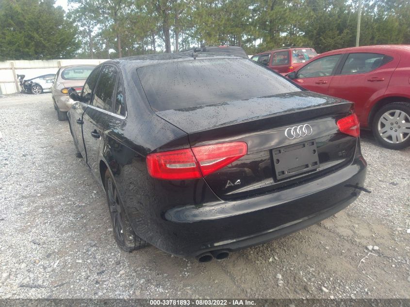 2013 AUDI A4 PREMIUM WAUAFAFL0DA066989