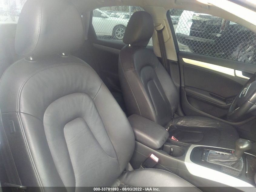2013 AUDI A4 PREMIUM WAUAFAFL0DA066989