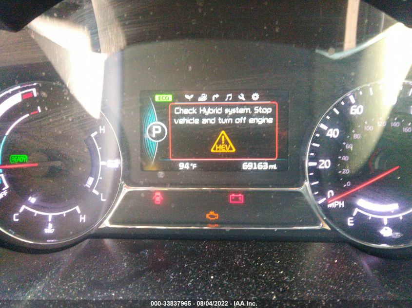 2015 KIA OPTIMA HYBRID EX KNAGN4AD6F5084259