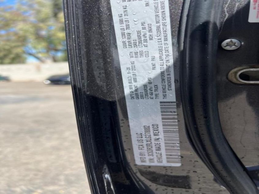 2020 RAM 3500 LIMITED 3C63R3RLXLG278882