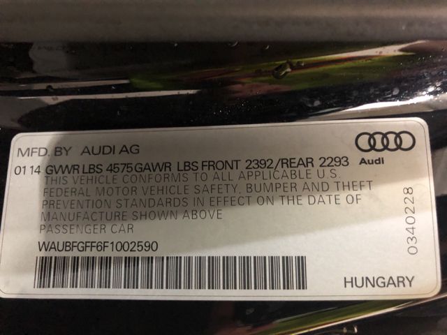 2015 AUDI S3/A3 2.0T PREMIUM WAUBFGFF6F1002590