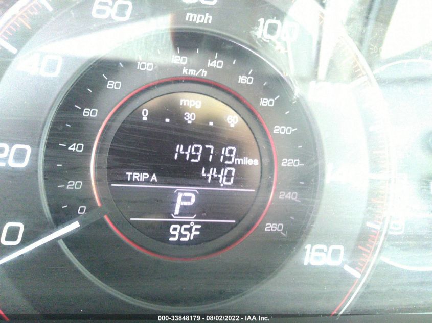 2013 HONDA ACCORD CPE EX-L 1HGCT2B83DA000255