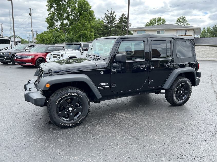 2018 JEEP WRANGLER JK UNLIMITED SPORT S 1C4BJWDG2JL874043