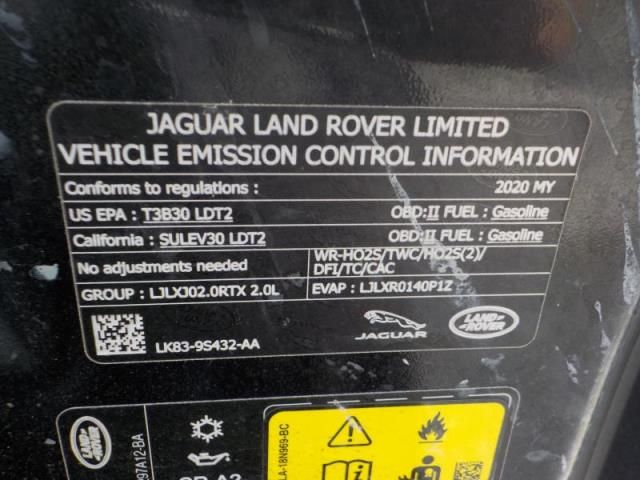 2020 JAGUAR F-PACE 25T PREMIUM SADCJ2FX1LA643227