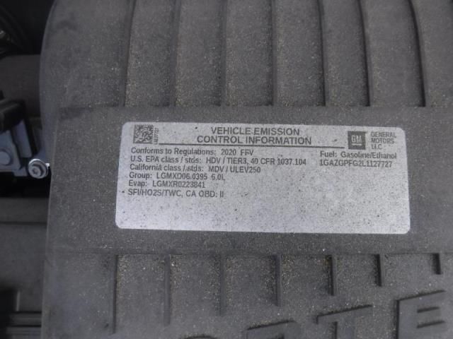 2020 CHEVROLET EXPRESS PASSENGER LT 1GAZGPFG2L1127727