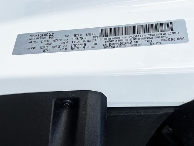 2019 RAM PROMASTER CARGO VAN 3C6TRVNG6KE500137