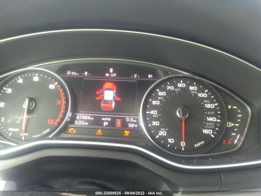 2017 AUDI A4 PREMIUM WAUANAF4XHN026896