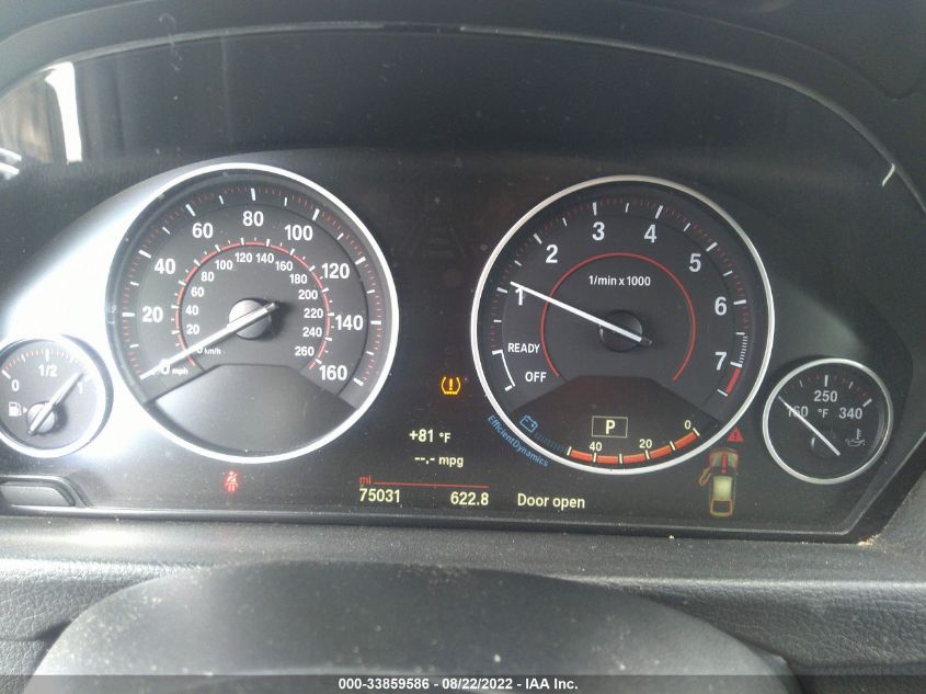 2015 BMW 3 SERIES GRAN TURISMO 328I XDRIVE WBA3X5C57FD560478