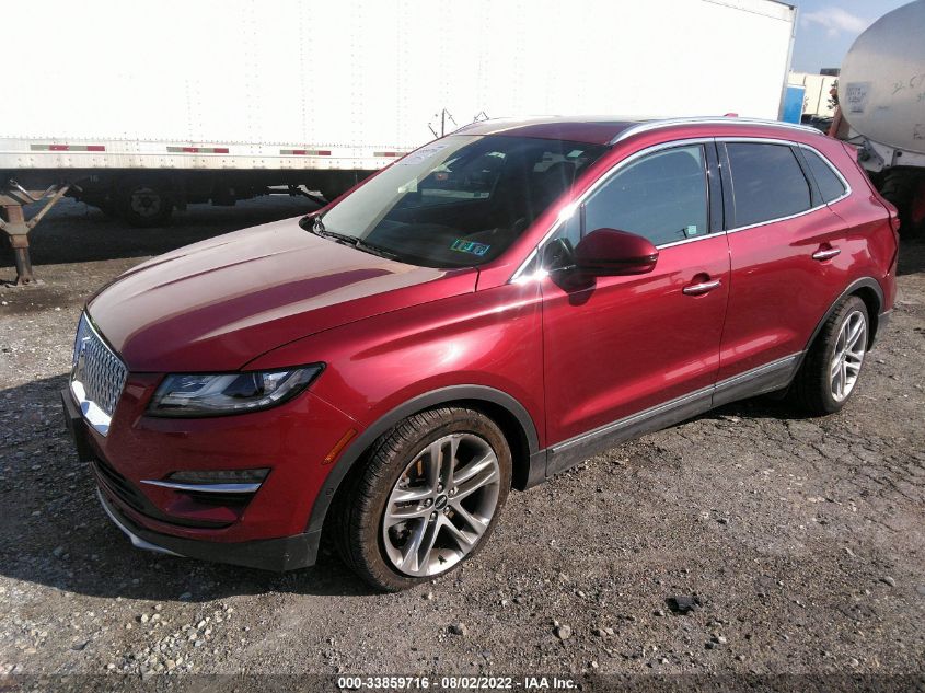 2019 LINCOLN MKC RESERVE 5LMCJ3D92KUL32157