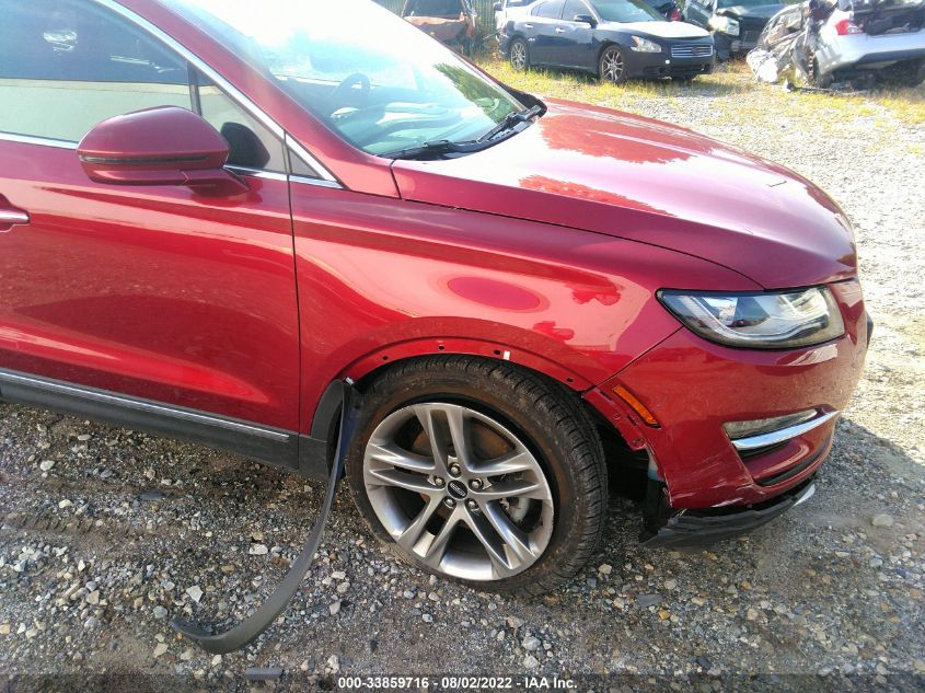 2019 LINCOLN MKC RESERVE 5LMCJ3D92KUL32157