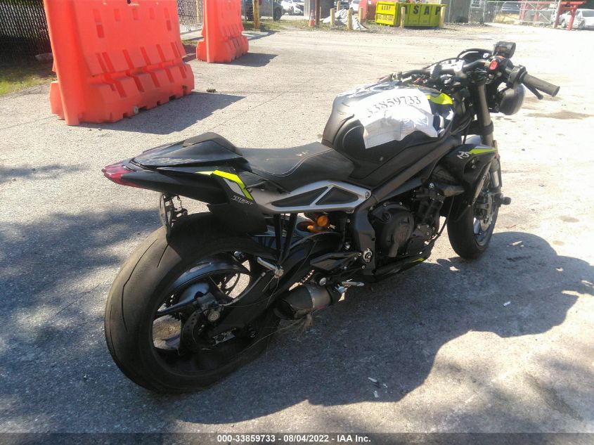 2021 TRIUMPH MOTORCYCLE STREET TRIPLE RS SMTA554S5MTAF3778