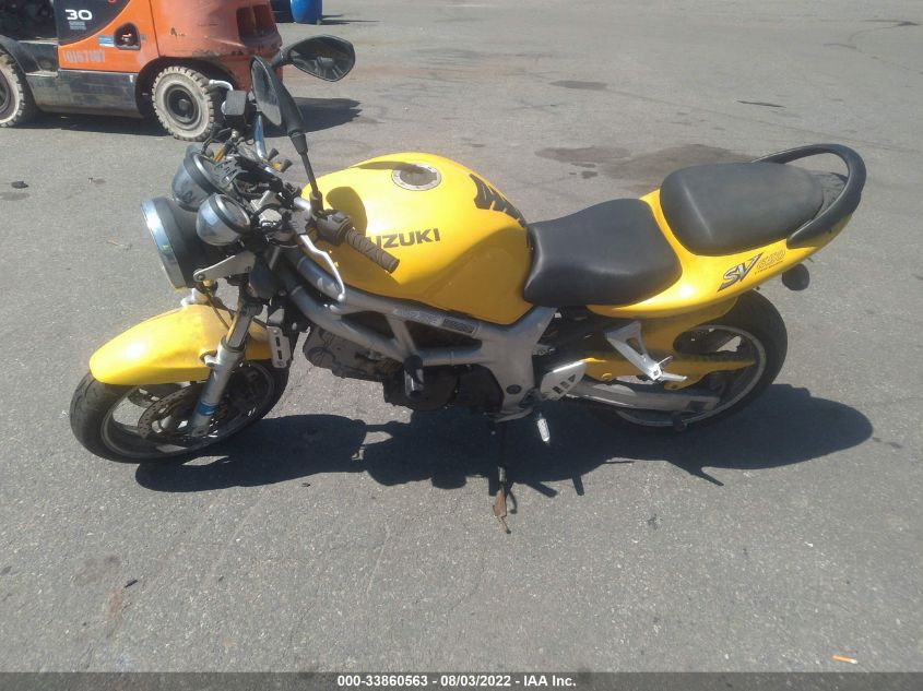 2002 SUZUKI SV650 S JS1VP52AX22103240