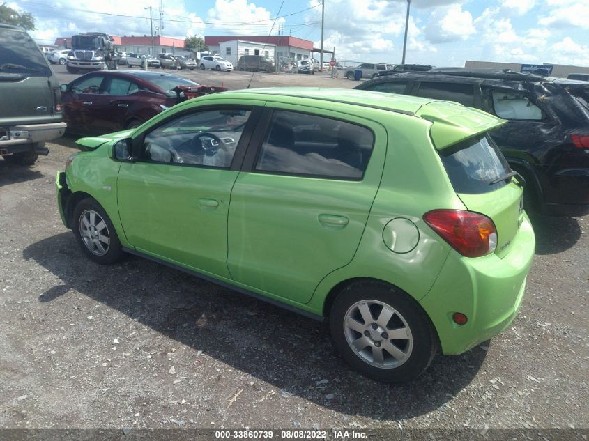 2014 MITSUBISHI MIRAGE ES ML32A4HJ3EH007756