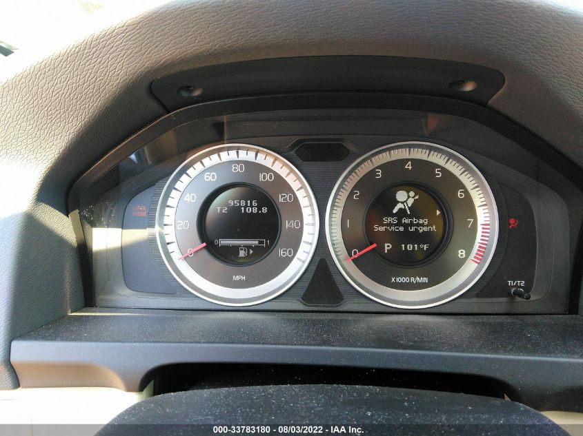 2013 VOLVO S60 T5 YV1612FH0D2198129