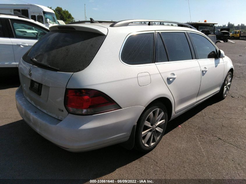 2014 VOLKSWAGEN JETTA SPORTWAGEN TDI W/SUNROOF & NAV 3VWPL7AJ4EM619711