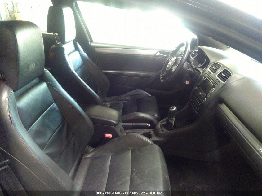 2013 VOLKSWAGEN GOLF R W/SUNROOF & NAVI WVWRF7AJ2DW077090