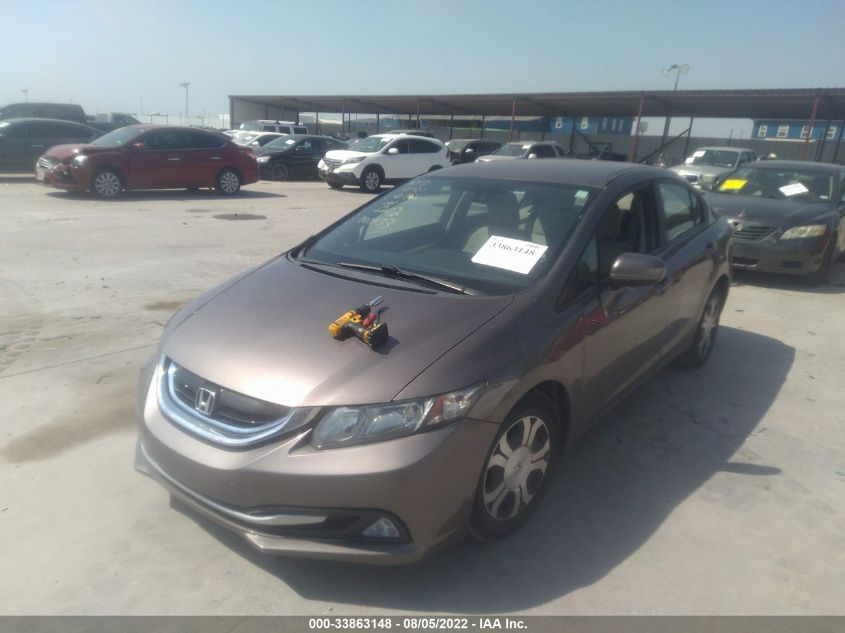 2014 HONDA CIVIC HYBRID 19XFB4F23EE000433