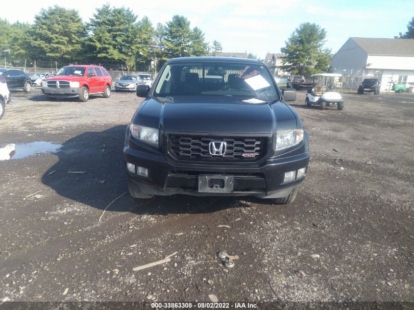 2013 HONDA RIDGELINE SPORT 5FPYK1F78DB001242