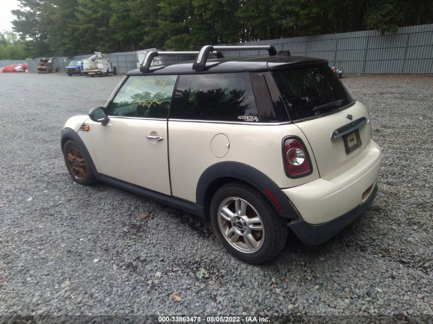 2013 MINI COOPER HARDTOP WMWSU3C52DT370986