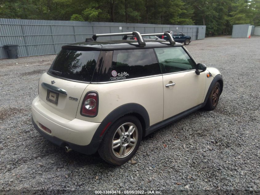 2013 MINI COOPER HARDTOP WMWSU3C52DT370986