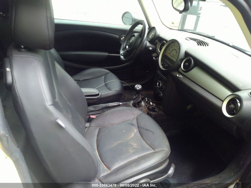 2013 MINI COOPER HARDTOP WMWSU3C52DT370986