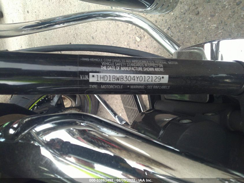 2004 HARLEY-DAVIDSON FLSTCI 1HD1BWB304Y012129